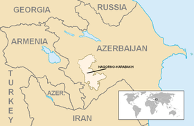 Haut Karabakh carte